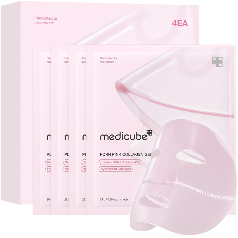 Masque Gel PDRN Pink "Collagen Gel Mask" 4 unités