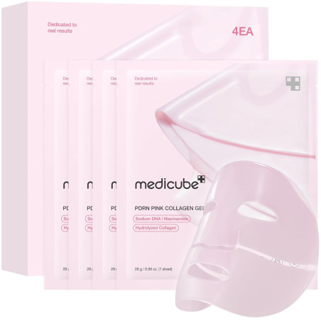 Masque Gel PDRN Pink "Collagen Gel Mask" 4 unités