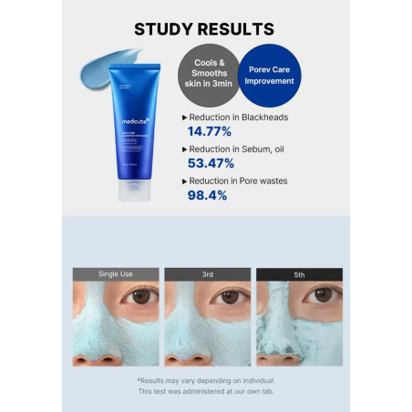 Masque Argile Zero Pore "Blackhead MUD Mask" 100g
