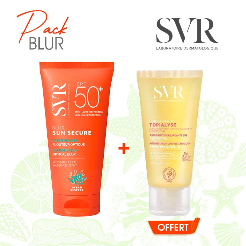 Pack SUN SECURE "Blur SPF 50+" 50 ml SVR