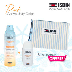 pack Active unify color & spray transaprent ISDIN