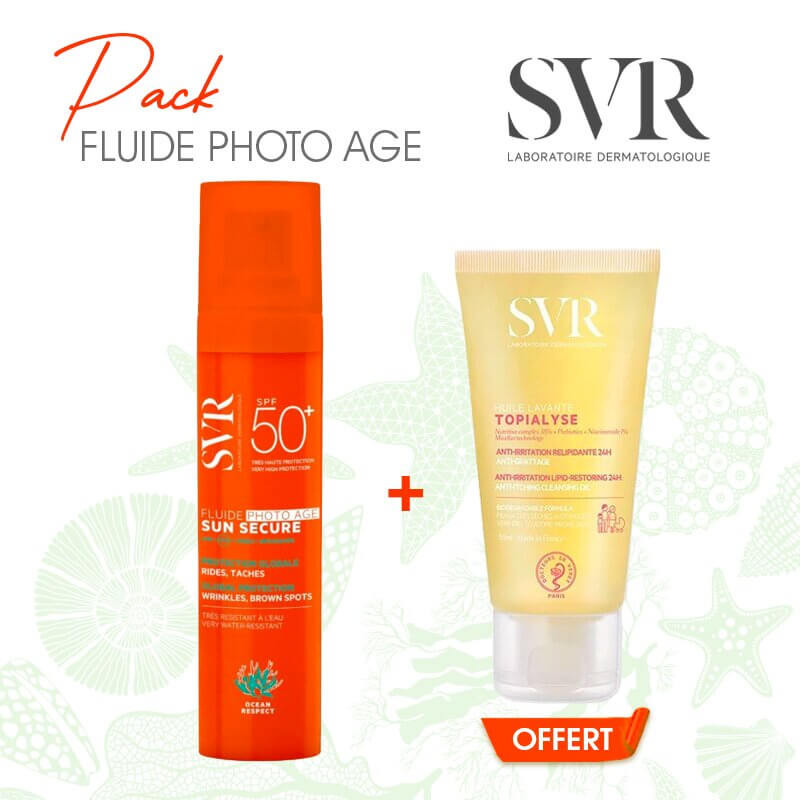 SVR Pack SUN SECURE Fluide "Photo Age SPF50+" 40ML