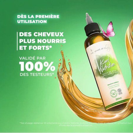 Huile de soin capillaire 3en1 "Kurl Nutrition" 250ml