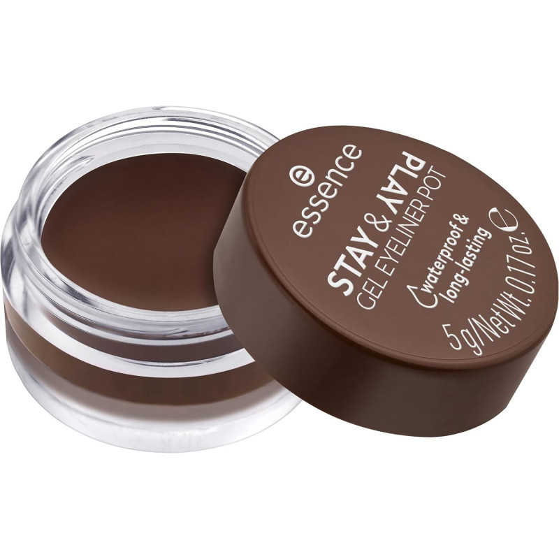 ESSENCE Solde - Eyeliner Gel Pot " Long-lasting & Waterproof - 02 Brown "