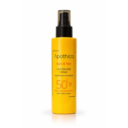 Lait Solaire Spray Sun & Tan SPF50+ 150ml apothica