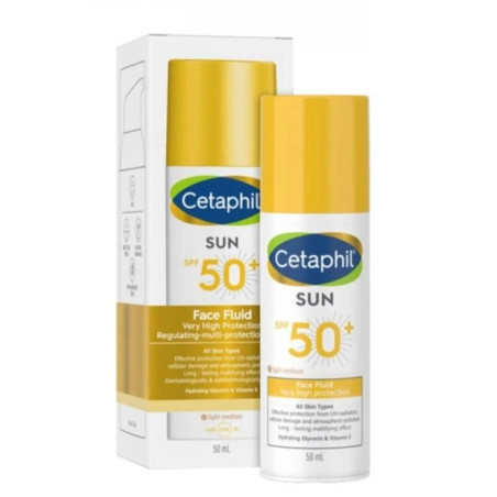 Solde - Fluide Solaire "Sun face fluid Teinté SPF50+" 50ml