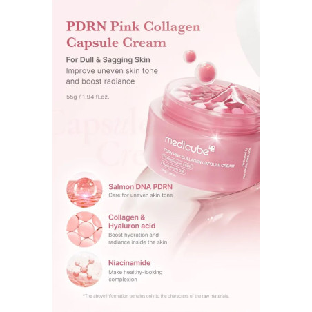 Crème En Capsules PDRN Pink "Collagen Capsule Cream" 55g