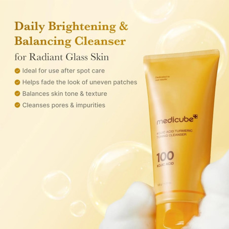Lotion nettoyante "Kojic Acid Turmeric Toning Cleancer" 120g